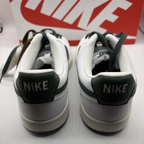 Nike Court Vision Lo NN White/Green Sail Low-Top Shoes FV9952-101 Womens Size 10 - Picture 4 of 9